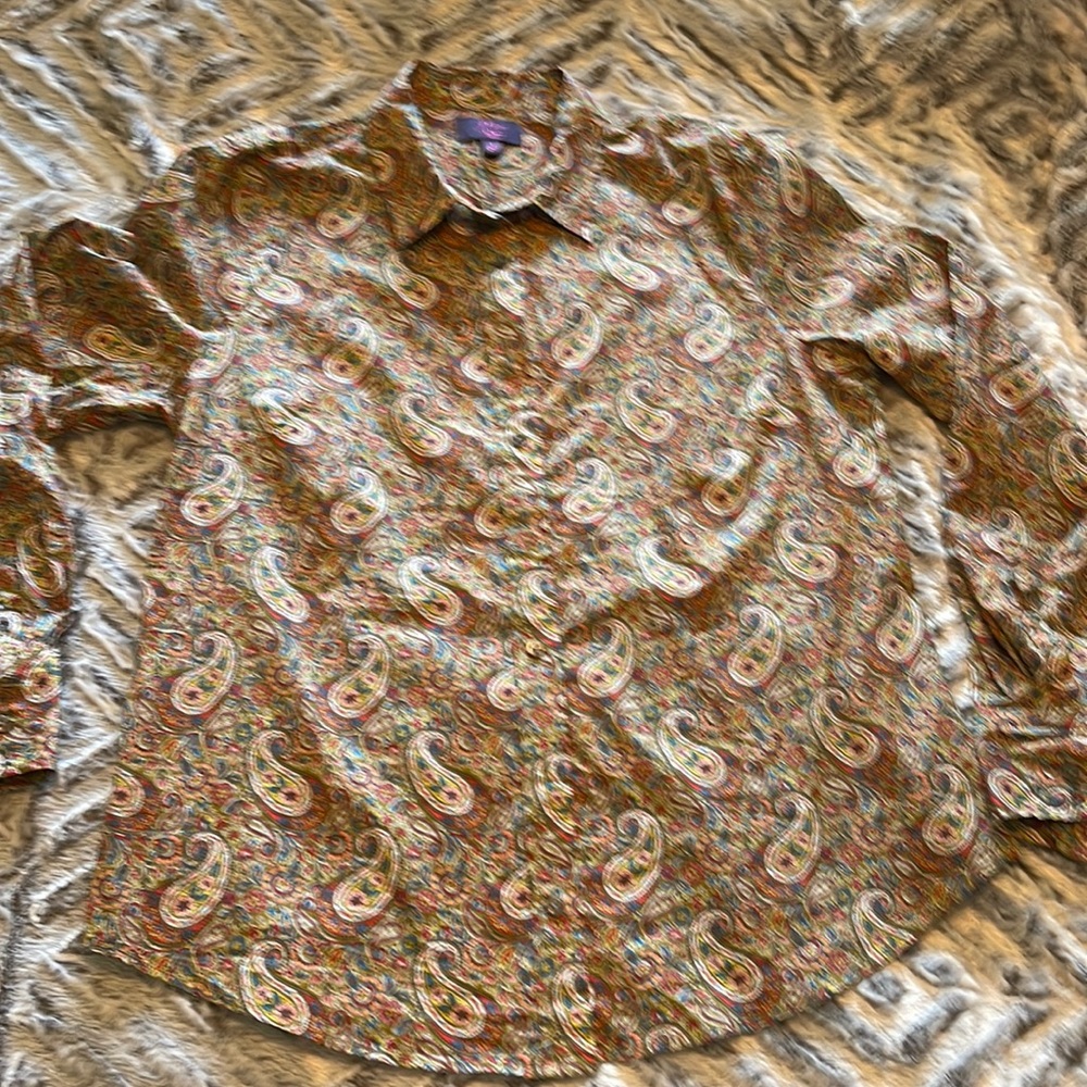 21. J Crew Paisley Button Down Shirt 12